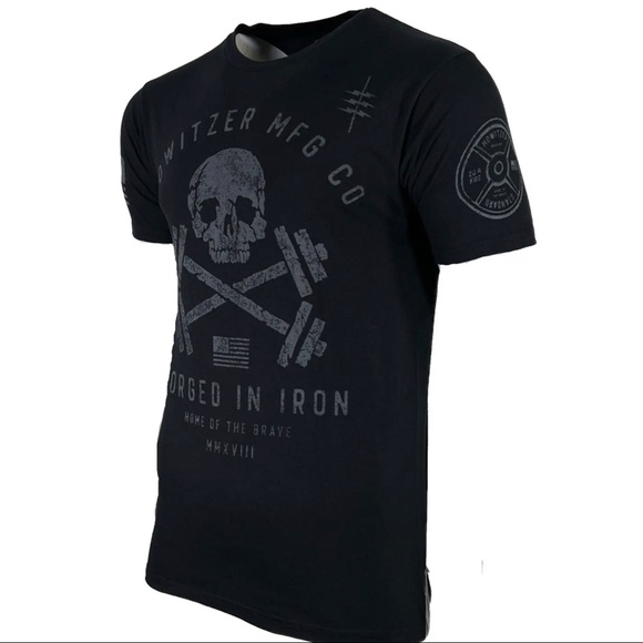 Howitzer Style Men's T-shirt Brave Iron Military Grunt - Picture 7 of 12
